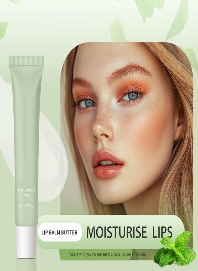 Easilydays Mint Lip Butter, Sheer Tinted, Deep Nourishing Plant-Based Vegan Chapstick, Instant Moisture, Shine and HydrationSoothing Lip Care, Lip Balm for Dry, Cracked and Chapped Lips, #2 Mint - Image 2
